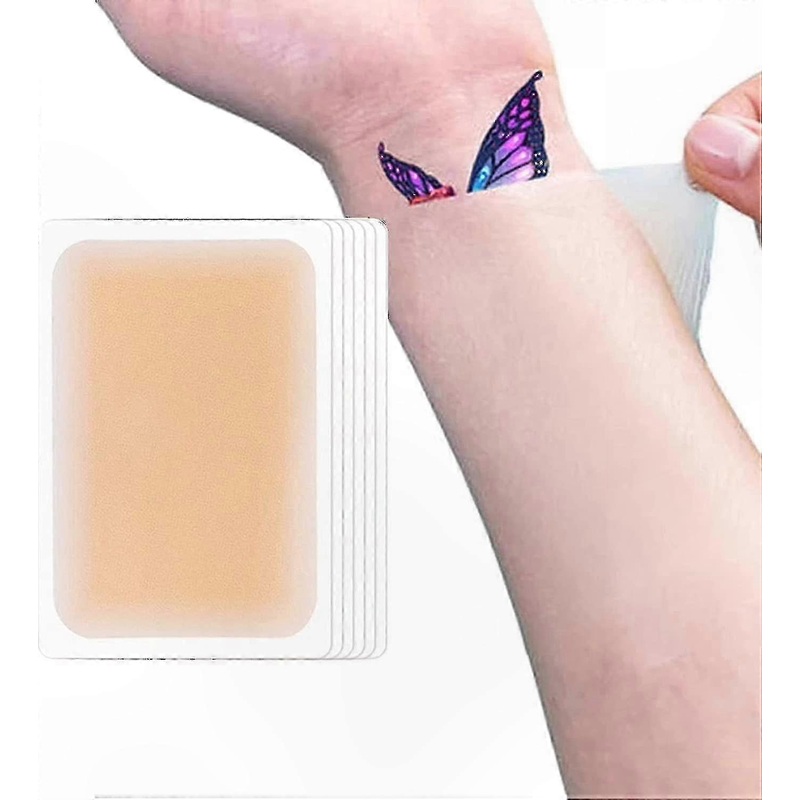 12Pcs Ultra-Thin Breathable Tattoo Cover Stickers, Waterproof Invisible Flaw Concealer for Tattoos & Scars