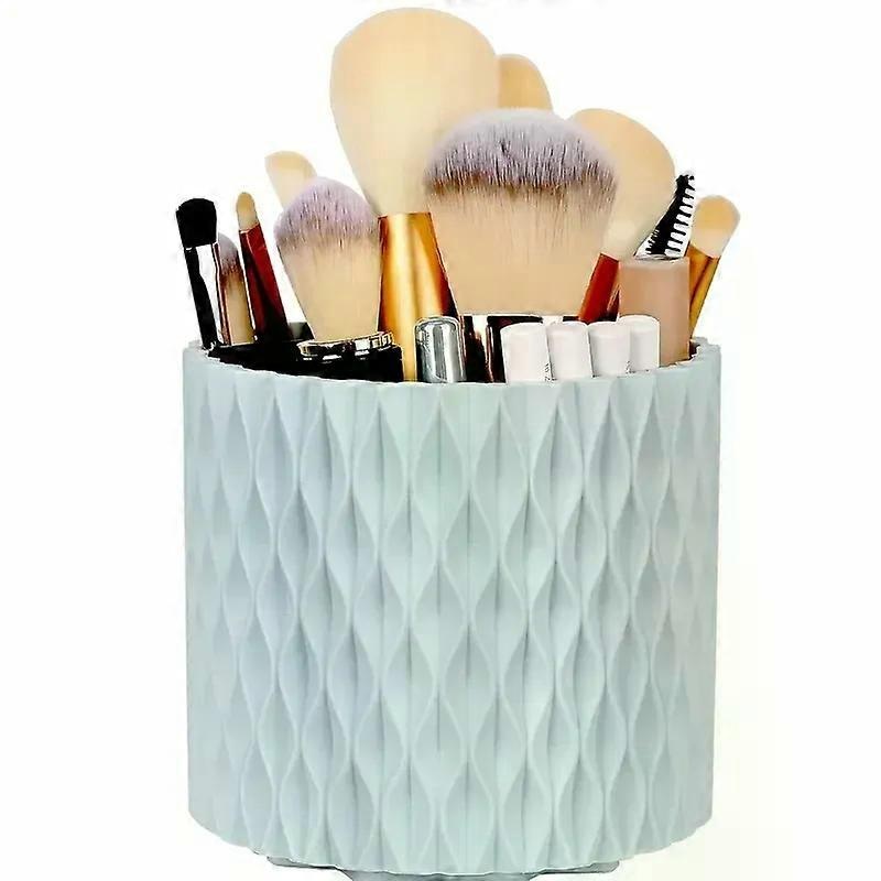 360 Rotating Makeup Tool Storage Box Desktop Organizer Cosmetic Brushes Holder Lipstick Eyebrow Pencil Holder Jewelry Container