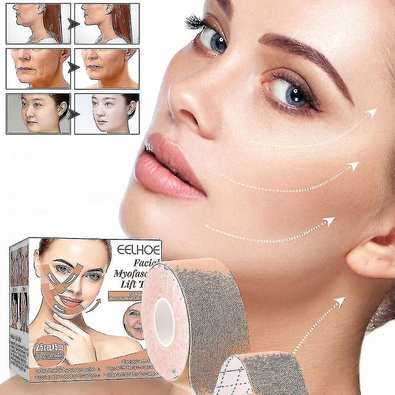 Kinesiology Tape For Face V Line Neck Eyes Lifting Wrinkle Remover Sticker Tape