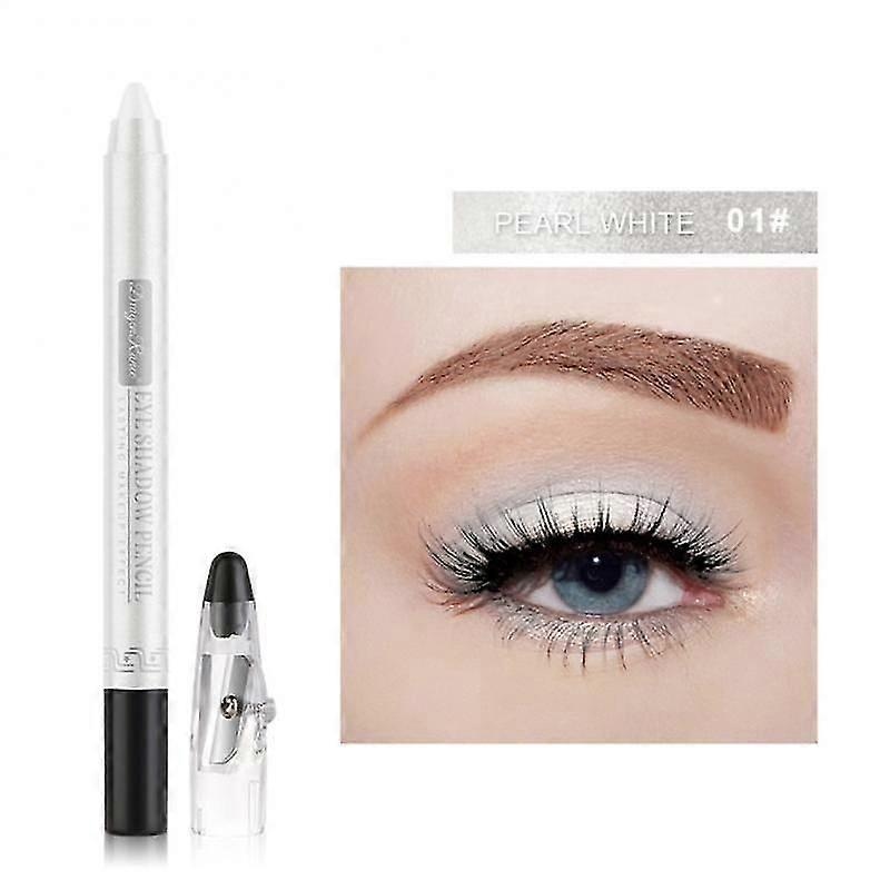 12 Colors Eye Shadow Pencil Long-lasting Non-smudge-free Sharpener And Sharpening