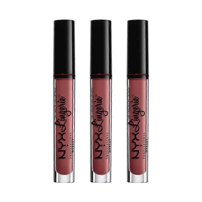 3 x NYX Lingerie Liquid Lipstick – 12 Exotic
