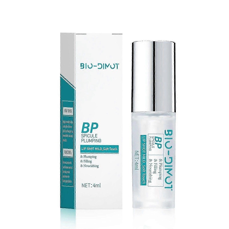 Bp Spicule Plumping Lip Shot, Hyaluronic Acid Lips Oil Serum Gloss, Day & Night Lip Care, Improving Lip-Lines, Hydrating & Nourishing, Non-Sticky