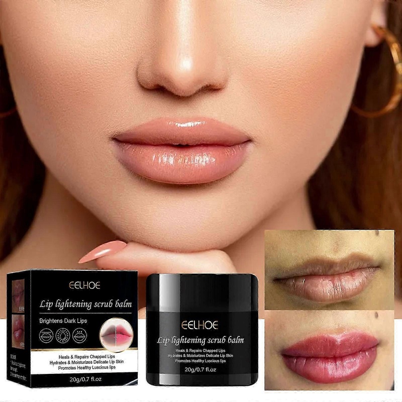 Lip Scrub For Dry Lips, Lips Pink Fresh Fast Lightening Bleaching Cream,Remove Dark Lips