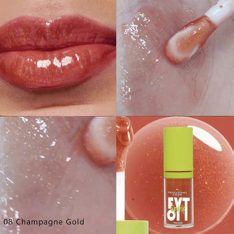 Moisturizing Lip Gloss Transparent Lip Oil Hydrating Lip Glaze Lip Plumper Hydrating