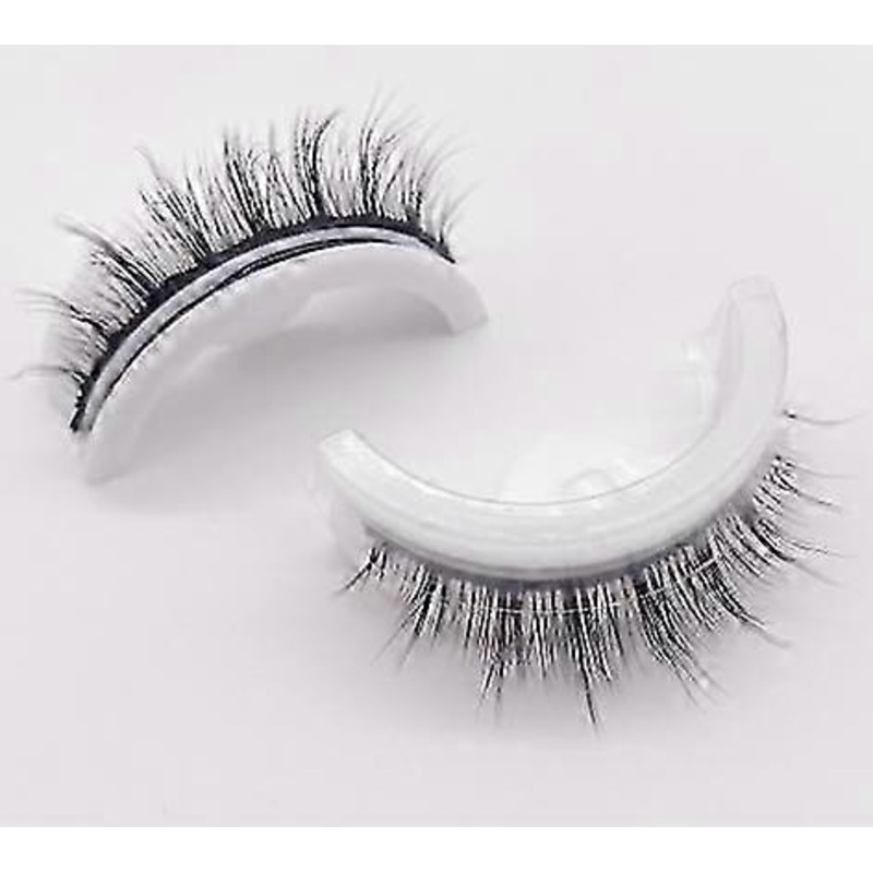Reusable Adhesive Eyelashes, False Lashes 3d Self Adhesive False Eyelash Easy To Put On Natural Fake Eyelashes