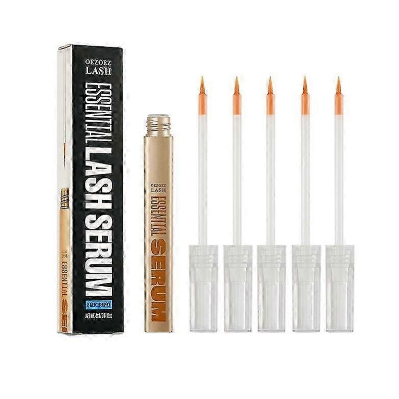 A 1-5x pack of a nourishing, thickening, and curling eyelash and lash growth serum.