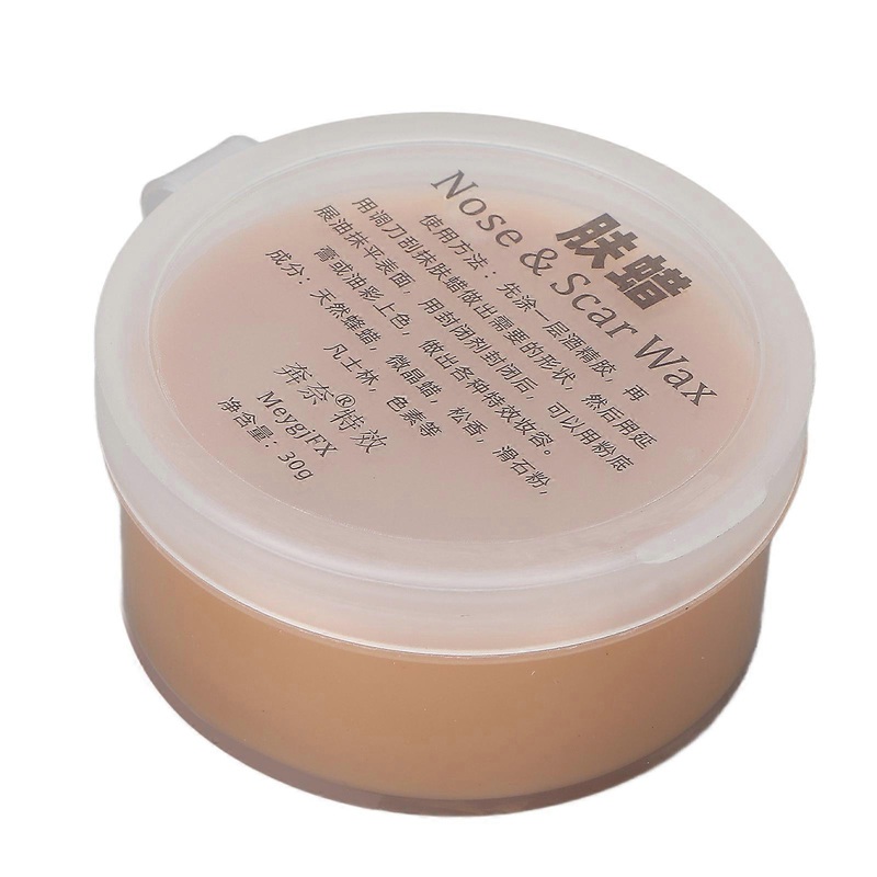 Cire pour cicatrices de nez, fausses plaies, gratignures, maquillage, cosplay, pour Halloween, 30 g, couleur claire