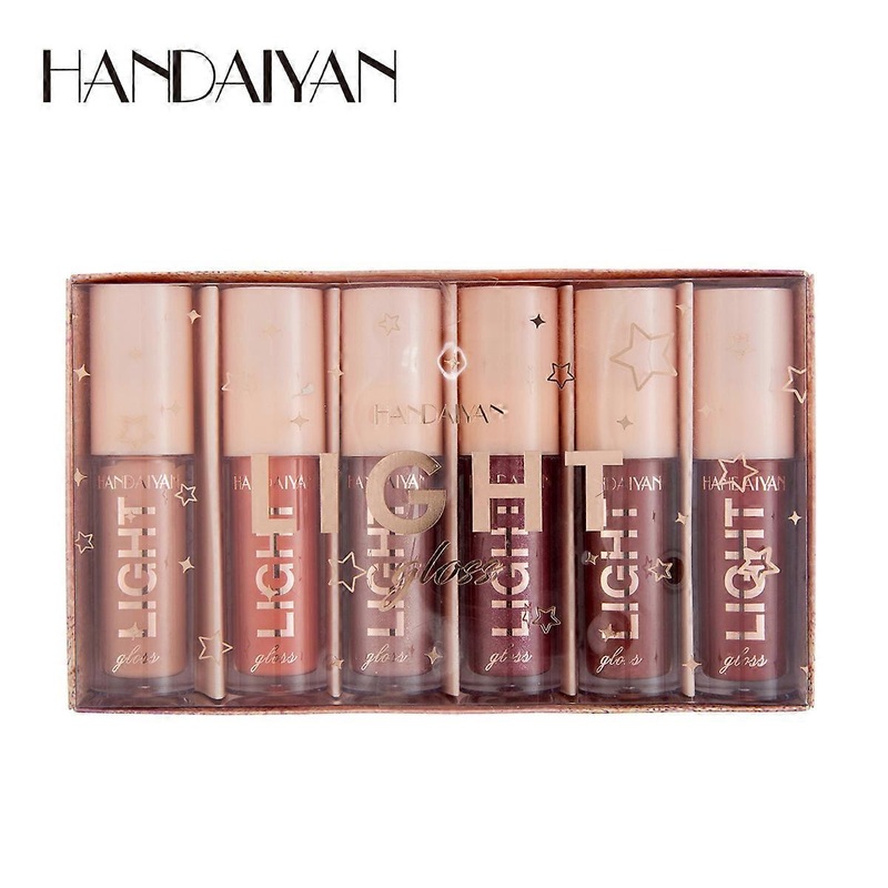 6 Colors Lipsticks Liquid Paint Glazed Glass Lip Tight 6 Pack Lip Color Set