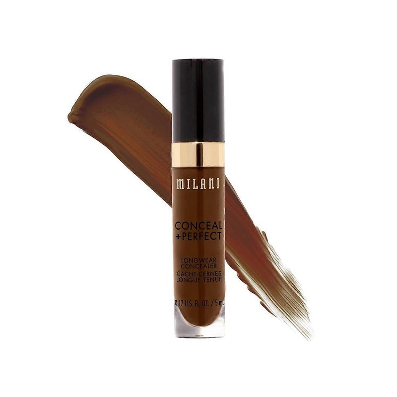 Milani Conceal + Perfect Longwear Concealer, 185 Cool Cocoa – 0.17 Fl Oz