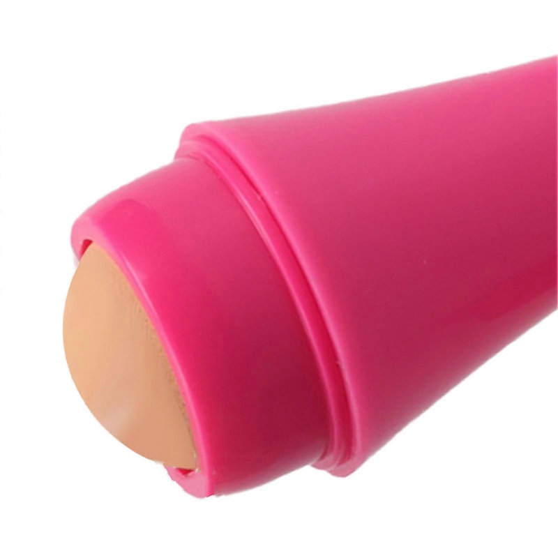 Volcanic Face Roller Stone Rock Remover Reusable Oil Absorbing Control Stick Facial Skin Care Tool Detachable Pink