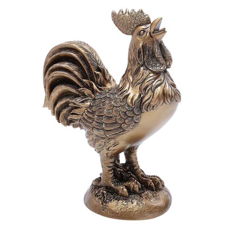 Adorable Rooster Figurine, Craftsmanship for Aesthetic Appeal