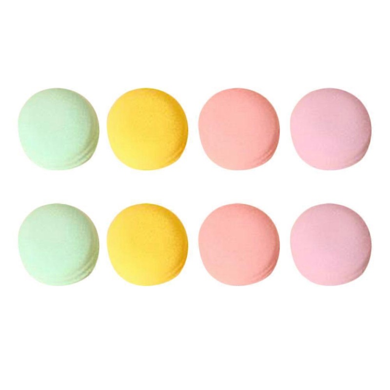 Girl Cosmetics Powder Puff 8Pcs Ideal For Daily Makeup Application Assorted Color Soft Cushion