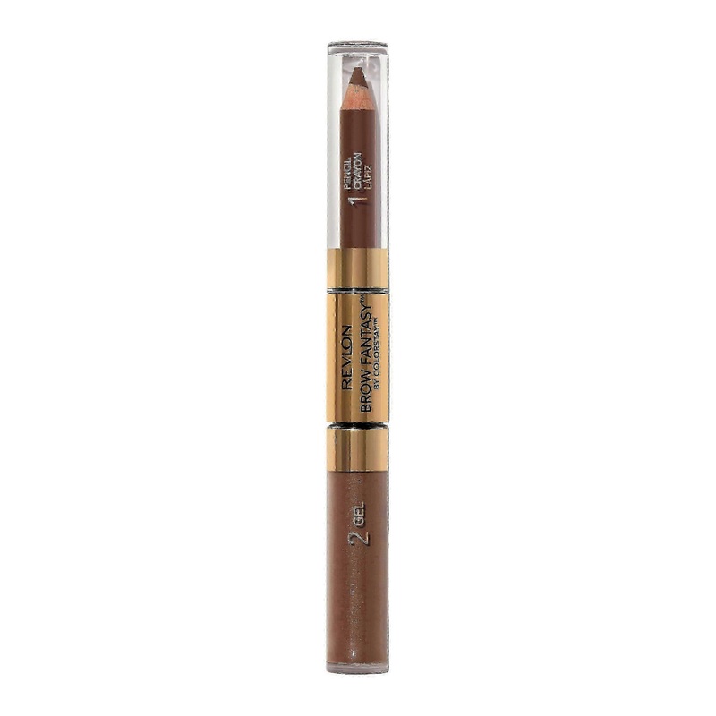 Revlon Colorstay Brow Fantasy Pencil & Gel, Brunette, 0.04 Oz