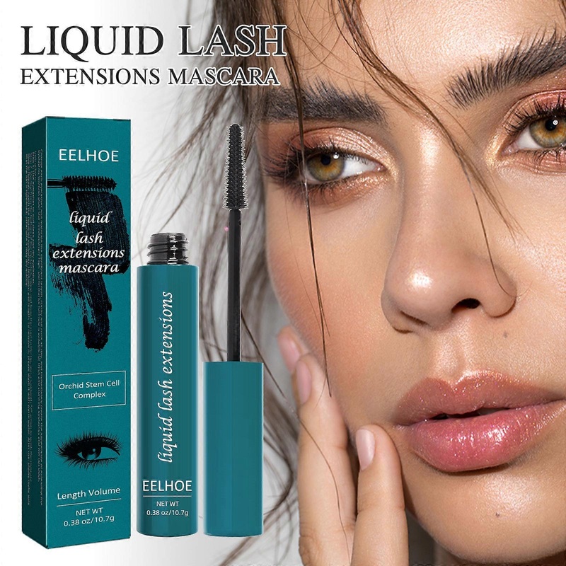 Mascara for volumizing black eyelashes, no makeup removal, no smudging, natural beauty, volumizing mascara