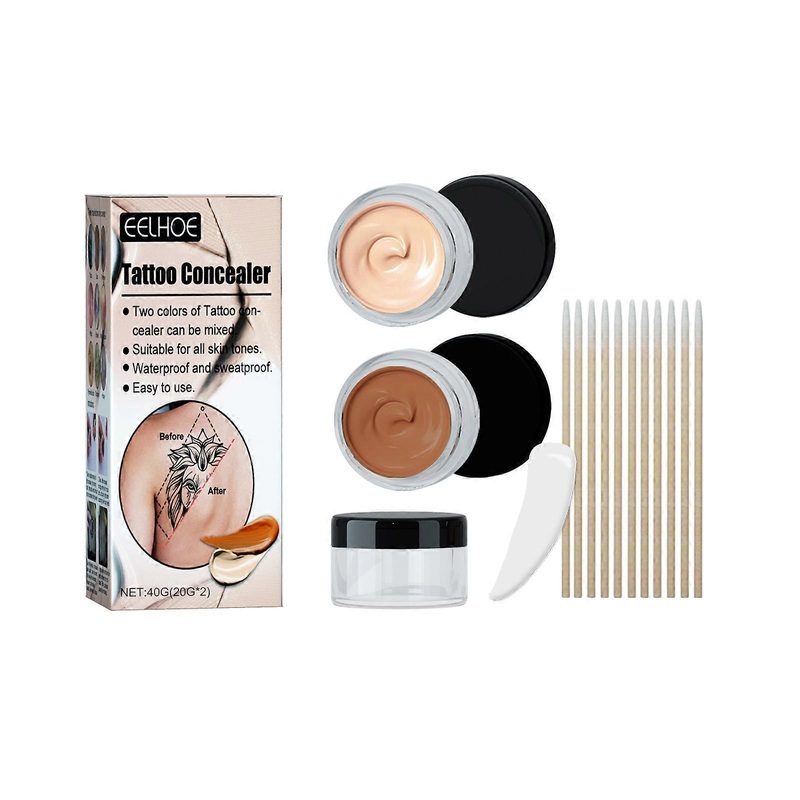 Tattoo concealer ingredients Gentle moisturizing and cleansing tattoos and lightening marks concealer