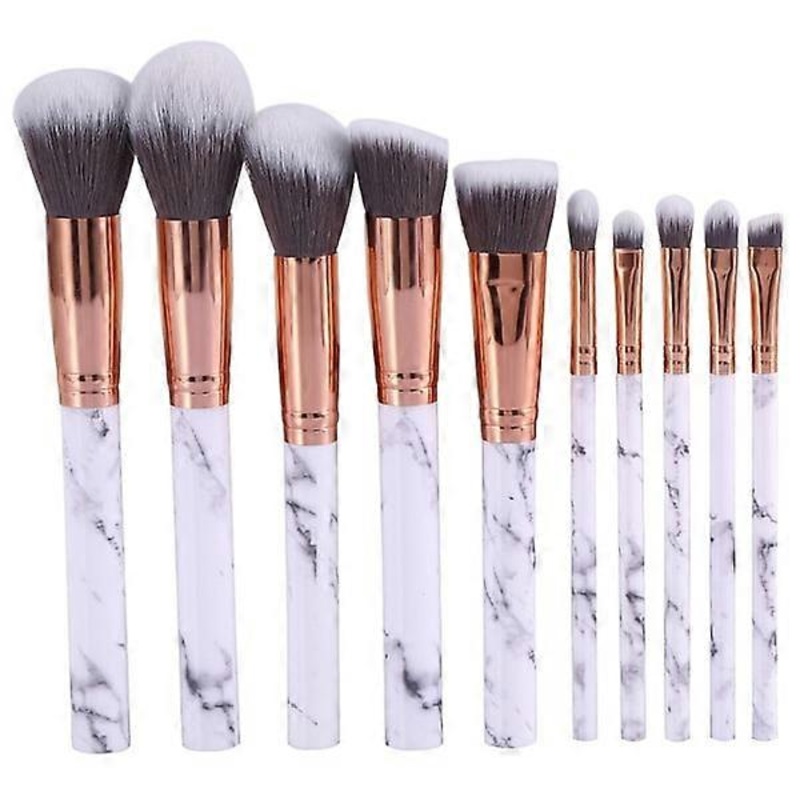 10 pcs Professional make-up brushes, – Marble