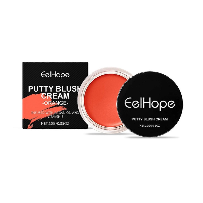 Orange blush mud natural nude makeup color delicate atmosphere long-lasting single color matte blush cream
