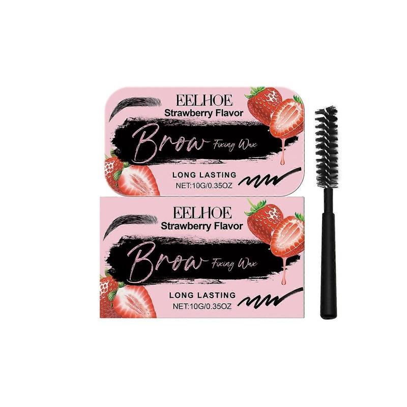 Strawberry eyebrow wax ingredients are gentle, moisturizing, anti-friction, natural and long-lasting eyebrow wax