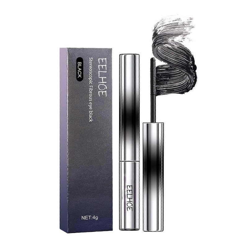 Three-dimensional fiber eyelashes black beautiful natural thick sweat-proof no smudge no makeup slender