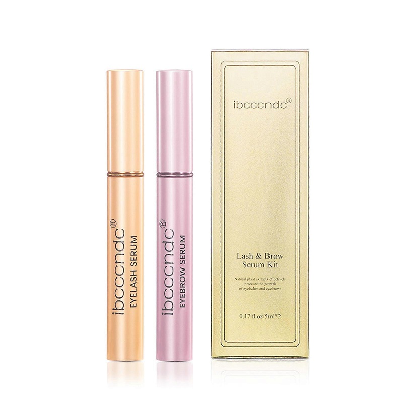 5ML Eyelash Growth Serum: Promotes natural growth, thickens and curls eyebrows and eyelashes.