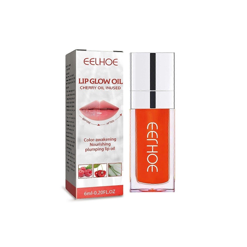 Plumping lip glaze, lip plumping care, dilute lip lines, hydrating and moisturizing water light glass lip gloss oil