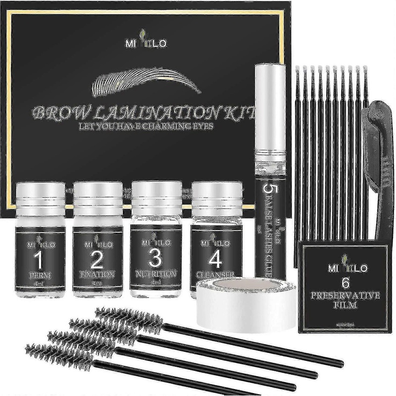 Professional Eyebrow Lamination Kit, DIY Eyebrow Lift and Perm Styling Kit, Suitable for Home or Salon Use