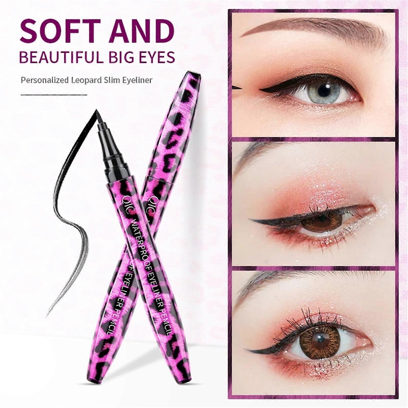Red Leopard Print Eyeliner Non-smudge Quick-drying Liquid Eyeliner