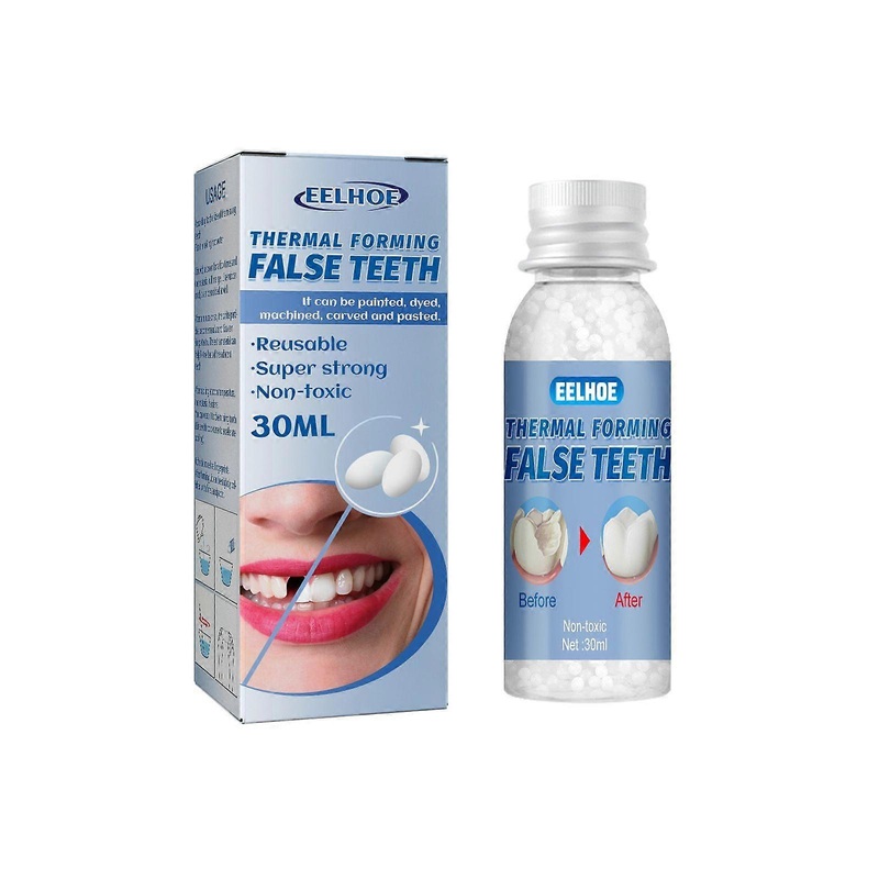 Shapeable tooth glue, film and television makeup, denture modification, temporary filling tooth glue, fake filling hole, broken tooth, and gap filling