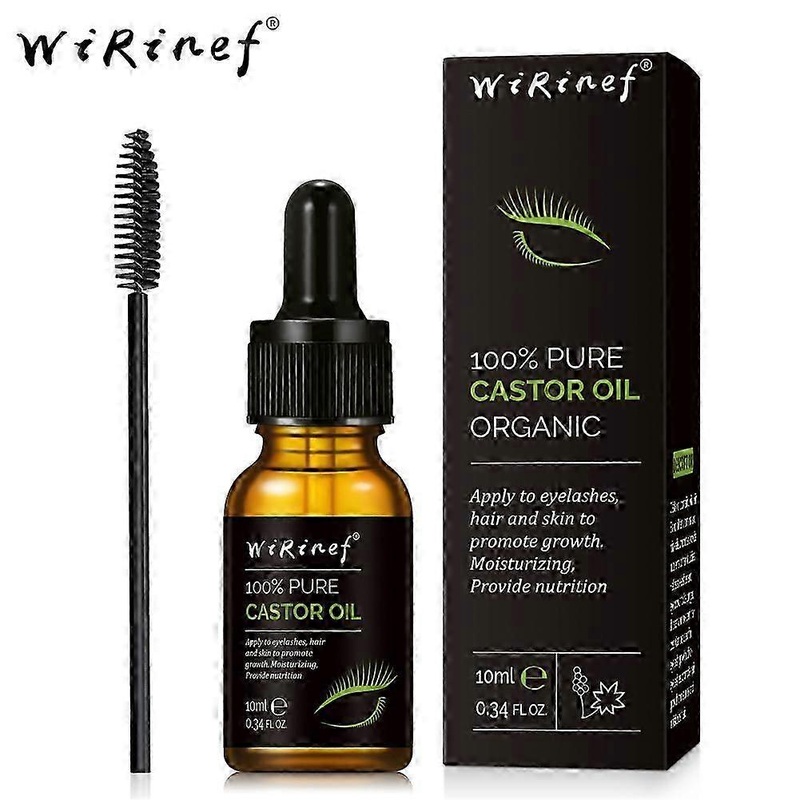 1-3x Castor Oil Eyelash Serum,natural Castor Oil Eyelashes Growth Essential Oil Thick Longer Nourishing Enhancer Eyelash Eyebrow Hair Growth Liquid Ca