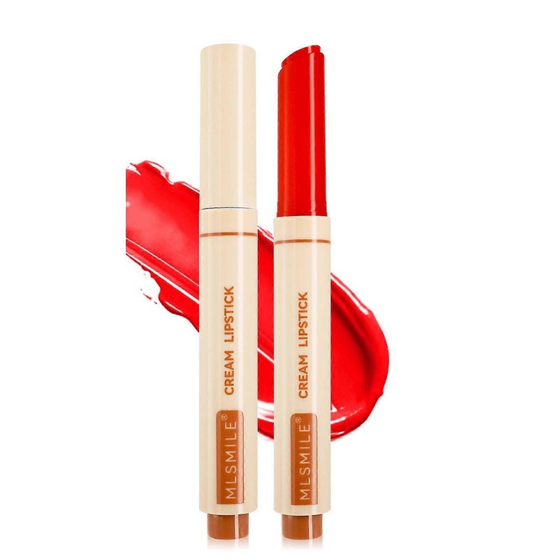 2.5g six-color press-on lipstick pen: solid lip gloss, jelly texture, moisturizing and brightening lips.