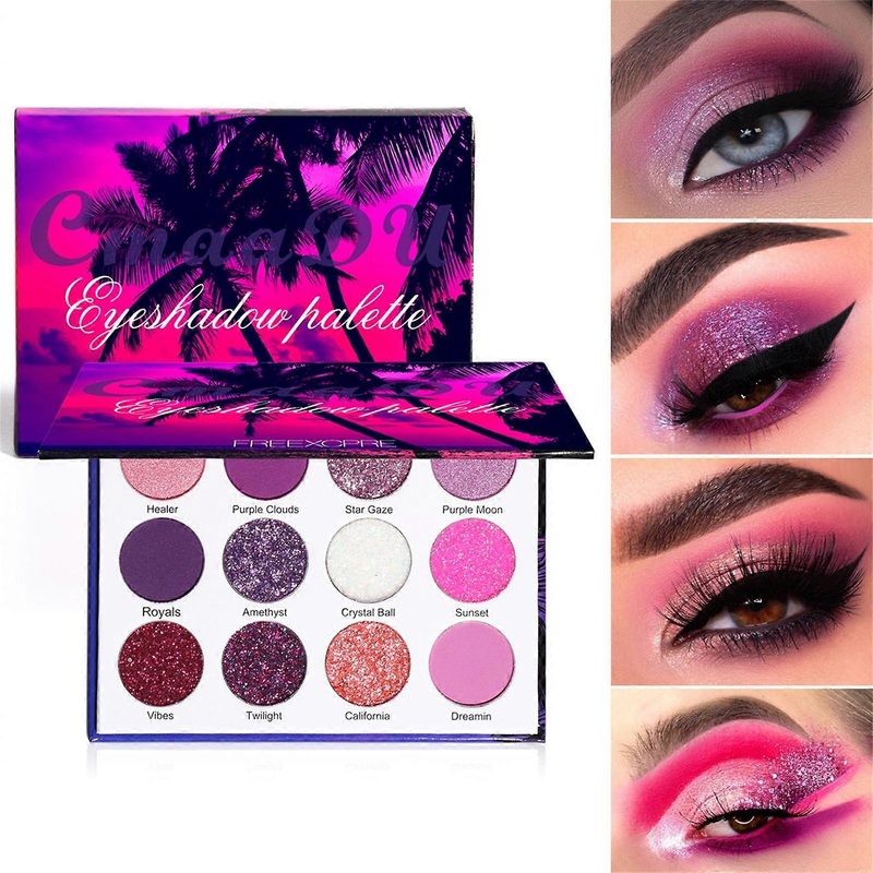 Matte 12-Color Eyeshadow Suitable For Beginners And Professionals