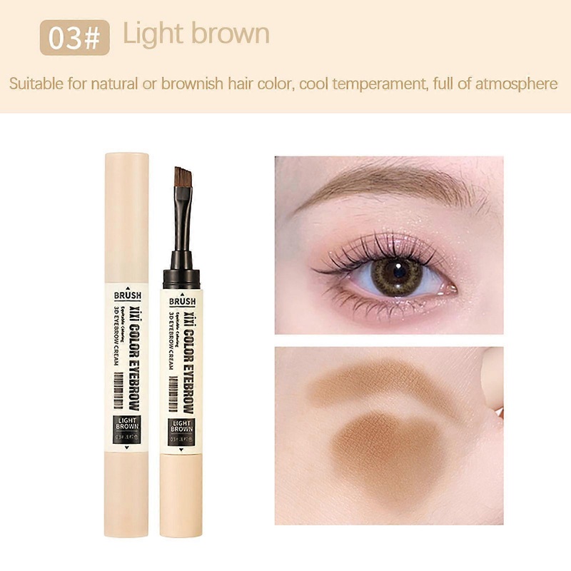 Moulding Color-holding Double-head Eyebrow Cream, And Non-discoloring Eyebrow Cream