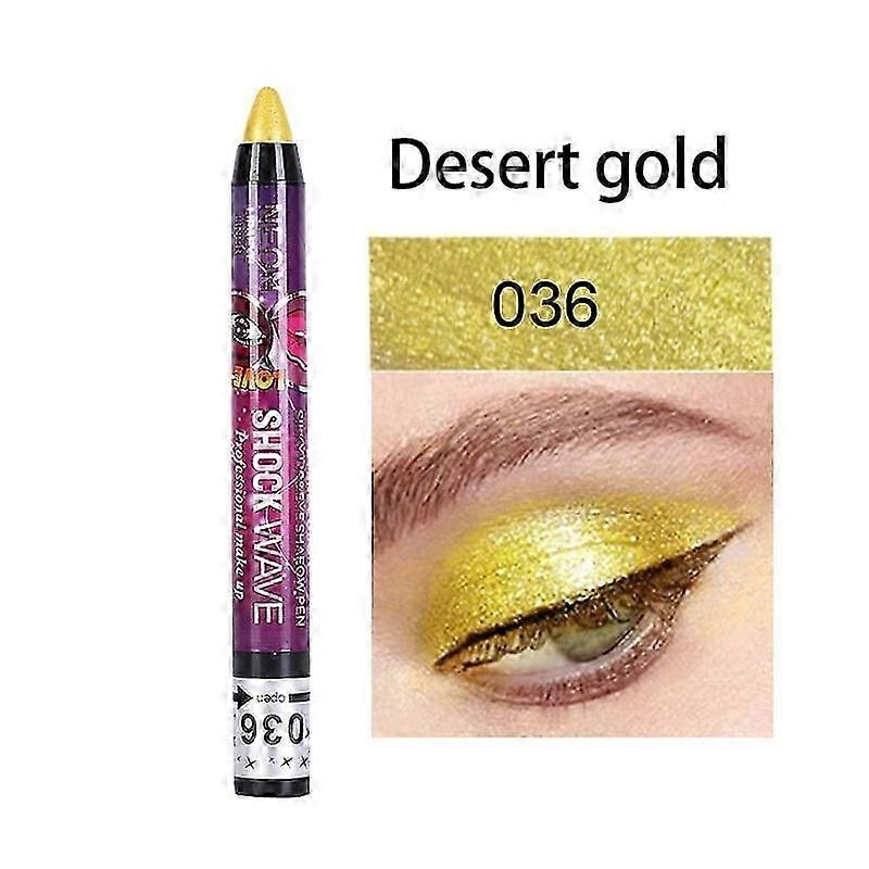 1pc Eye Shadow Stick Lip Pencil 2 in 1 Not Easy To Smudge Pearlescent Pen Eye Shadow