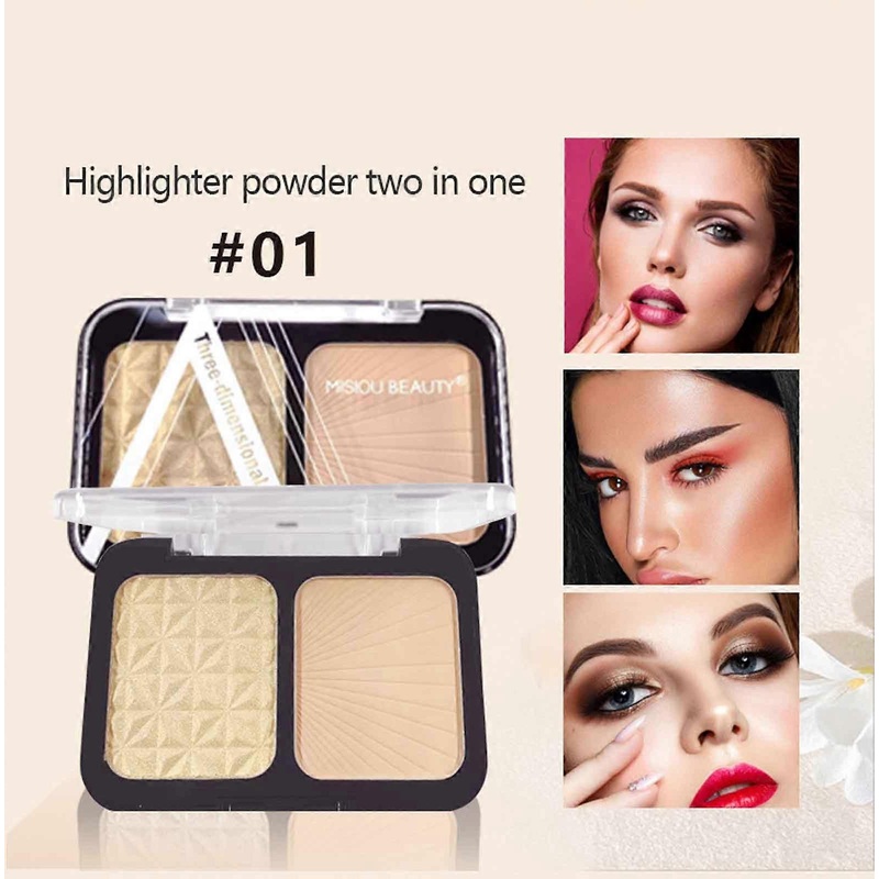 Brighting Moisturize,, Sweat-proof, Oil-control, Concealer, Make-up, Three-dimensional, Highlight Powder Repair