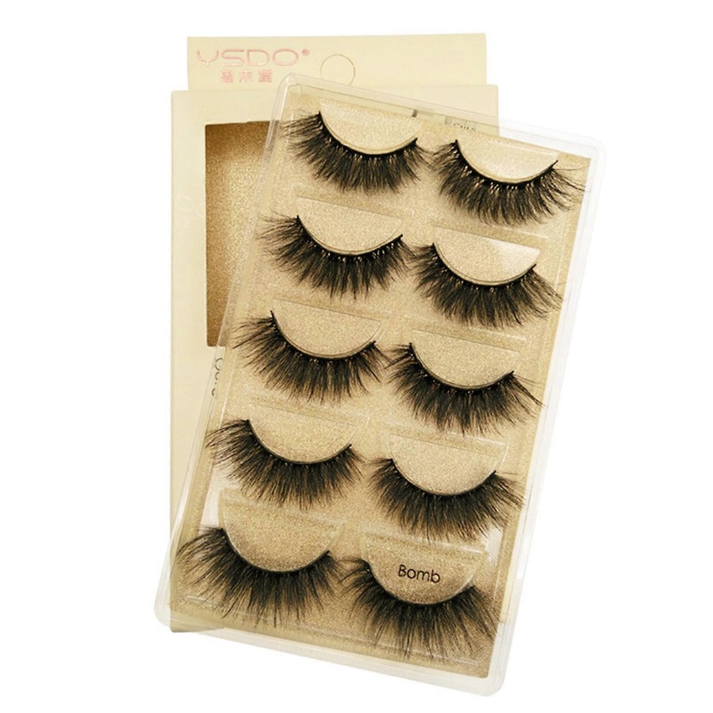 Mink Soft False Eyelashes Natural Long And Slim Eyelashes 5 Styles