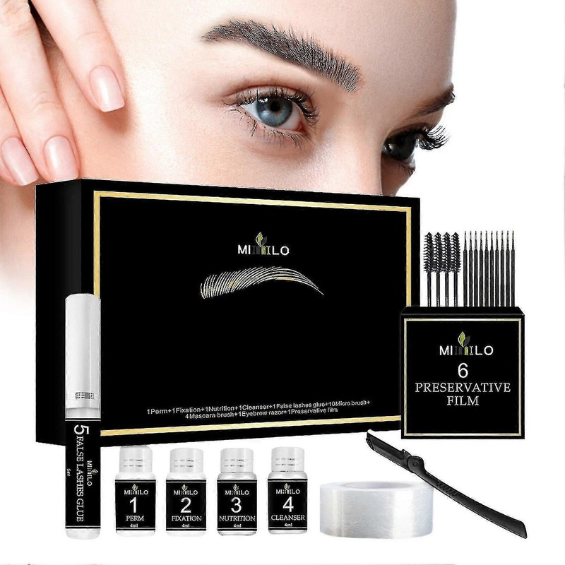 Professional Eyebrow Lamination Kit with Keratin – DIY Brow Lift and Styling for Fuller, Defined Arches