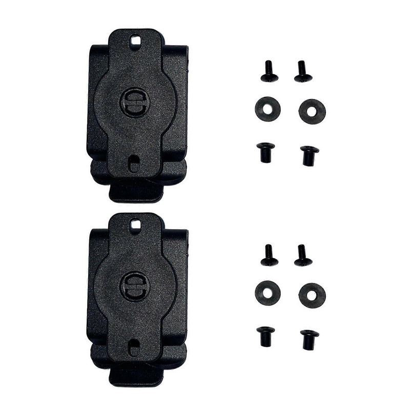 1/2Set 360 Degree Rotating Clip with Screws Tactically Cutter Holsters Back Clip Belt Clip Modification Accessories