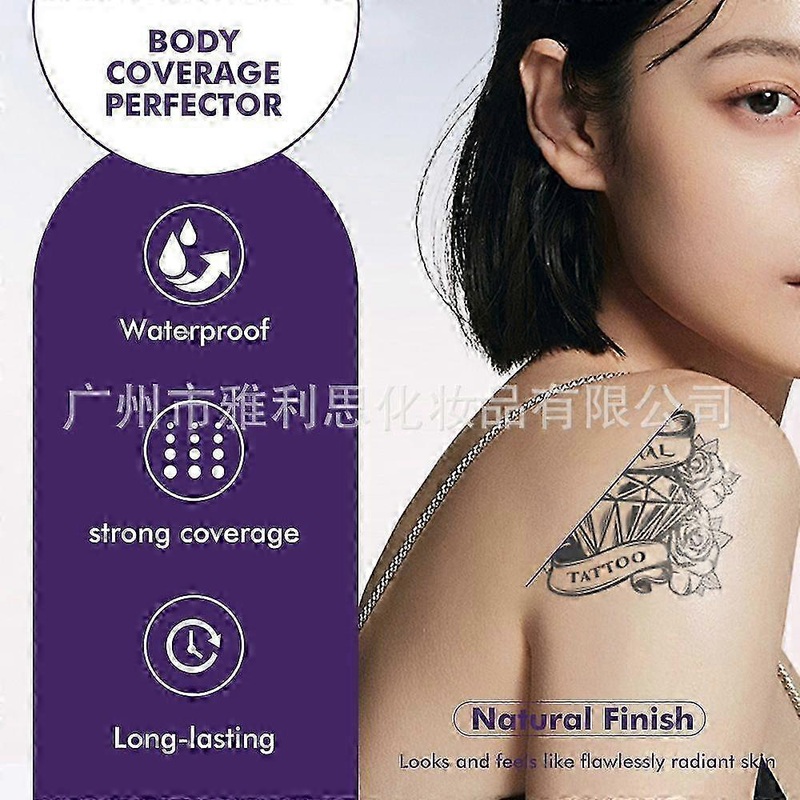 Waterproof Tattoo Cover Up Makeup – All Over Body Coverage Perfector Cream, Transfer-Resistant & Natural Finish for All Skin Tones