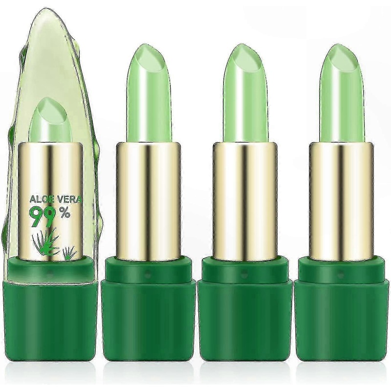 3-Piece Temperature-Sensitive Color Change Lipstick Set with Aloe Vera Extract for Makeup Enthusiasts