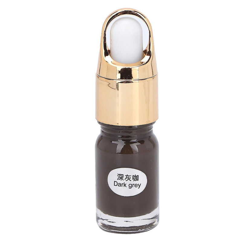 5ml Professional Microblading Pigment Eyebrow Makeup Tattoo Pigment Eyebrow Pigment InkDark Gray Brown
