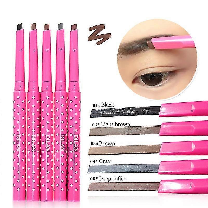 5pcs Eyebrow Pencil Waterproof Crayon Eyebrow Pencil Long-lasting Makeup Beauty Professional Very Small Eyebrow Pencil