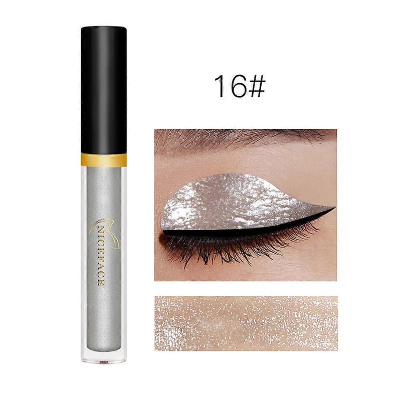 NICEFACE Glitter Pearl Liquid Eyeshadow Long Lasting Eye Shadow Makeup Cosmetic 16#