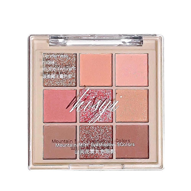 Nine Colors Eyeshadow Matte Pearlescent Fine Flash Acrylic Nine