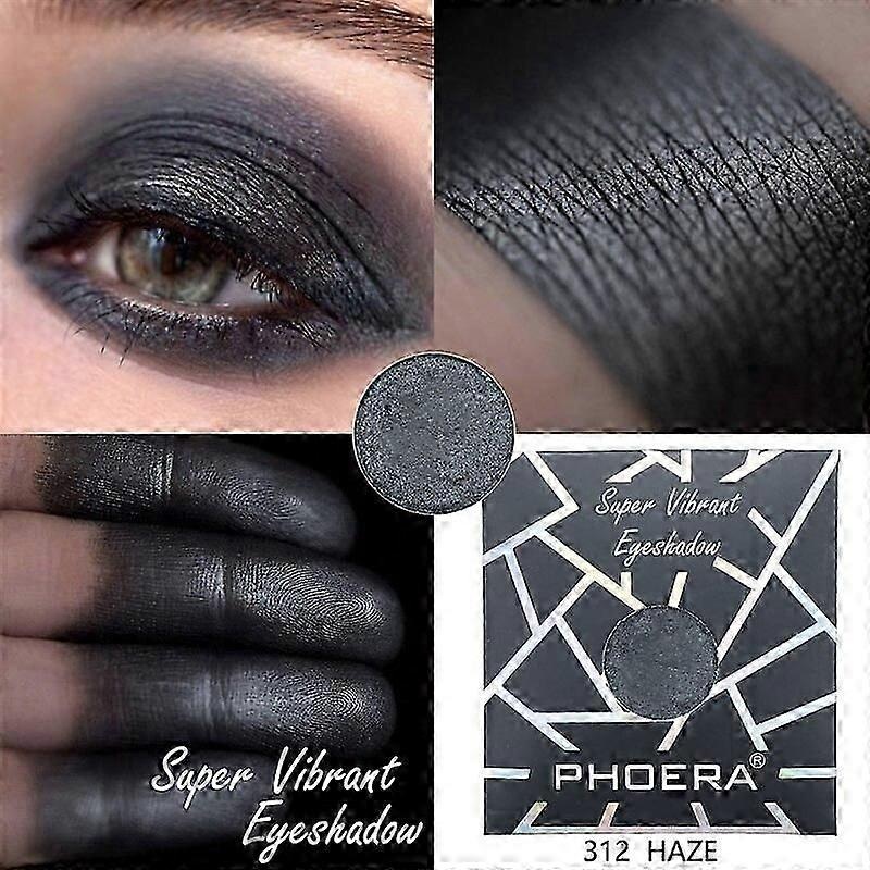 PHOERA Colors Matte Shimmer Pearlescent Iron Eye Shadow Mini Waterproof Diamond Glitter Cs