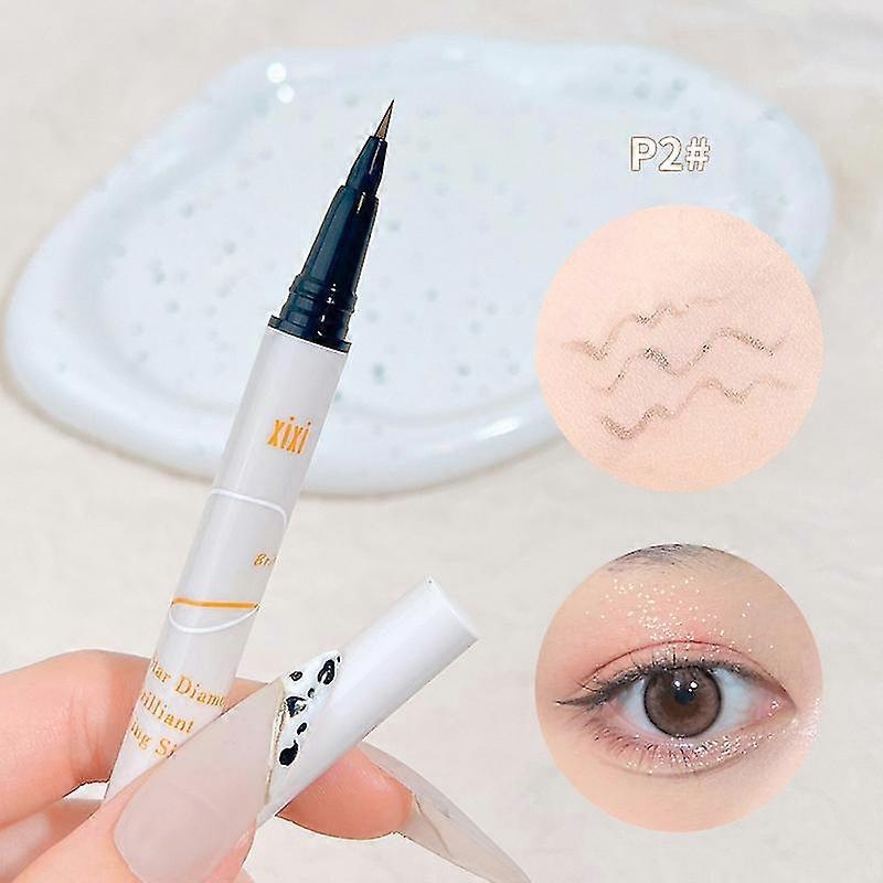 Waterproof Liquid Eyeliner Silkworm Pen Long Lasting Smudgeproof Eye Liner For All Day