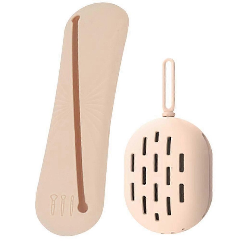 1 Set of Makeup Brush Holder Makeup Sponge Brush Holder Makeup Blender Case Organizer