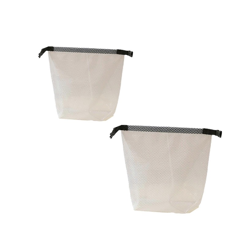 2 Pcs Makeup Bag Toiletry Bag Travel Cosmetic Organizer Portable Storage Bag Makeup Pouch Cosmetic Bag  White Color