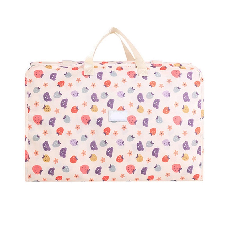Elegant Travel Storage Hanging Bag with Hook Fashion Accessory Portable for Easy Closet or Suitcases Organization  Strawberry