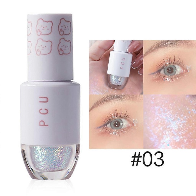 Shimmer Waterproof Liquid Eye Shadow Sliver Red Pink Golden Metallic Eyeshadow