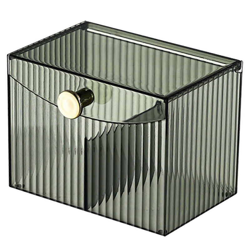 Versatile Beauty Product Organizers Efficient Makeup Arrangement Box Delicate Cosmetic Storage Solution for Women  Green